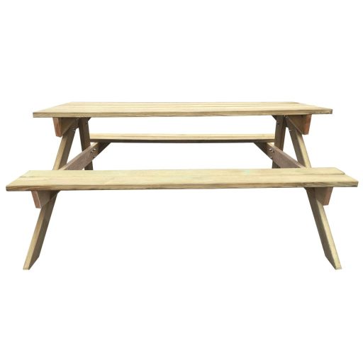 Fa piknik asztal 150 x 135 x 71,5 cm