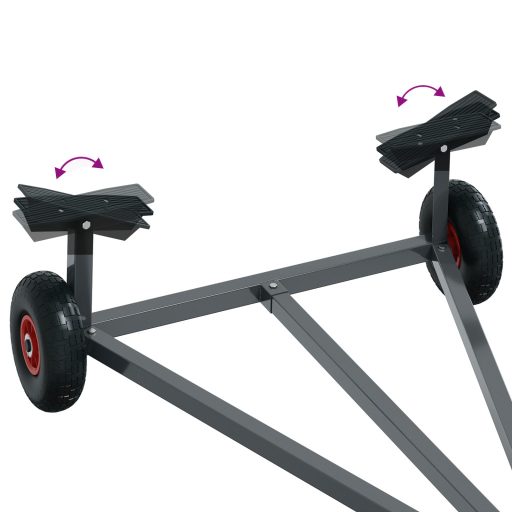Hajós utánfutó 212-302 cm Állítható hossz 160 kg Acél