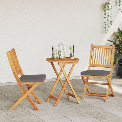 3 darabos Kerti Bistro Szett - Tömb Akácia