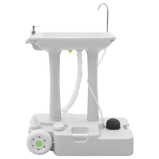 Kemping Mosdóállvány Kerekekkel - 30L Szürke