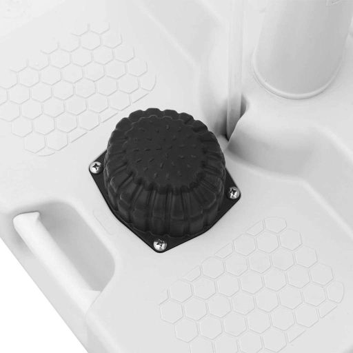 Kemping Mosdóállvány Kerekekkel - 30L Szürke