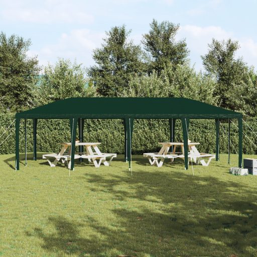 Parti Sátor Zöld 8x4 m PE