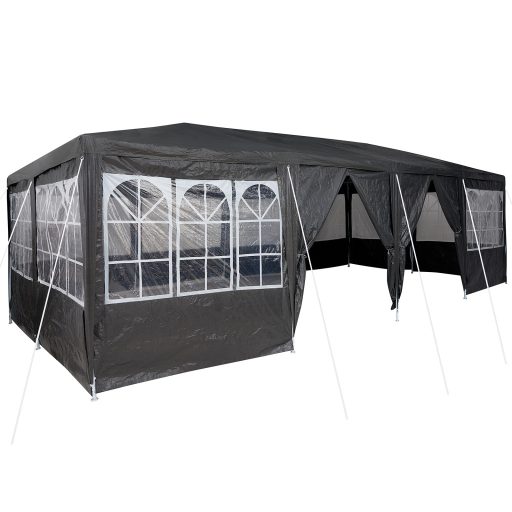 Parti Sátor 12 Oldalfallal Antracit 8x4 m PE
