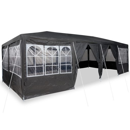 Parti Sátor 12 Oldalfallal Antracit 8x4 m PE