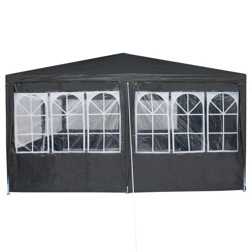 Parti Sátor 12 Oldalfallal Antracit 8x4 m PE