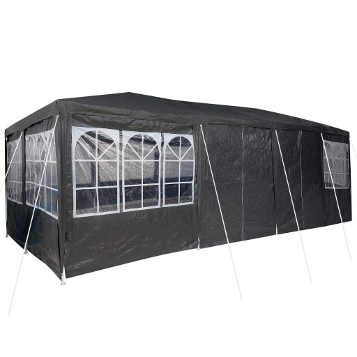 Parti Sátor 12 Oldalfallal Antracit 8x4 m PE