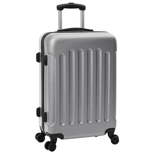 Bőrönd szett 3 db Kemény héjú Ezüst 20'' 24'' 28'' ABS