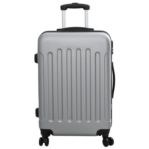 Bőrönd szett 3 db Kemény héjú Ezüst 20'' 24'' 28'' ABS