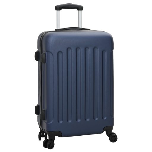 Bőrönd szett 3 db Kemény héjú Sötétkék 20” 24” 28” ABS