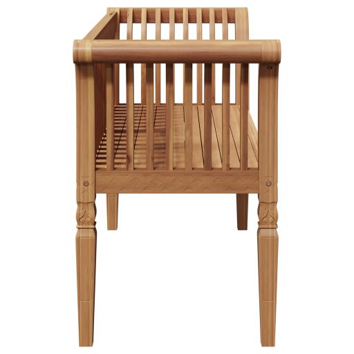 Kerti pad 127.5x52x80 cm Tömör fa Tík