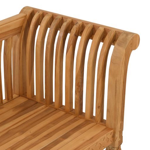 Kerti pad 127.5x52x80 cm Tömör fa Tík