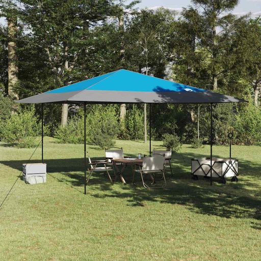 Tetősátor Kék 400 x 400 x 227 / 236 / 245 cm Oxford szövet