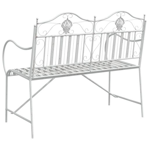 Pad Fehér Fém 103,5 x 59 x 89 cm Tartós Kültéri pad