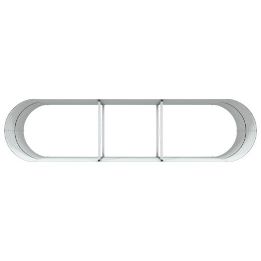 Kerti Magaságy Barna 320x80x81 cm Galvanizált Acél