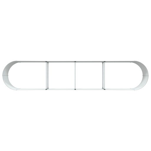 Kerti Magaságy Barna 400x80x44 cm Galvanizált Acél