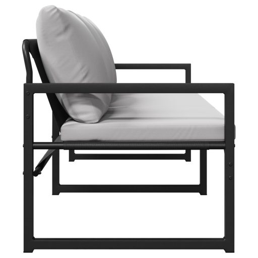 Kerti pad Fekete 61 x 72.5 x 71 cm Acél