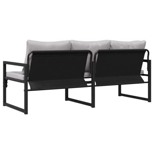 Kerti pad Fekete 61 x 72.5 x 71 cm Acél
