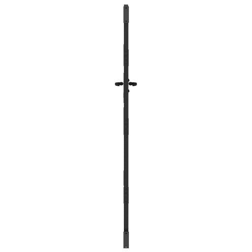 Kerti kapu Fekete 105 x 175 cm Porszórt Acél