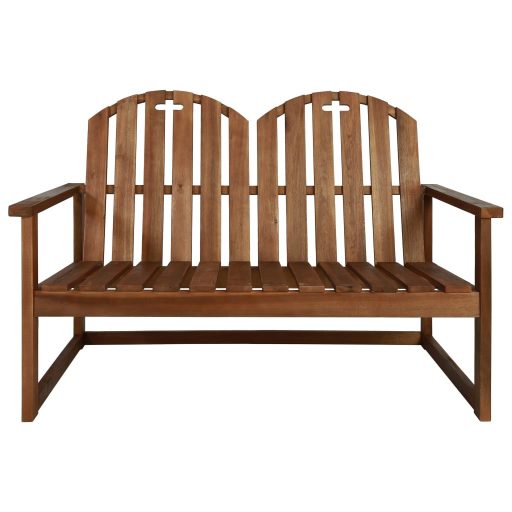 Tömör akácfa kerti pad 110 cm