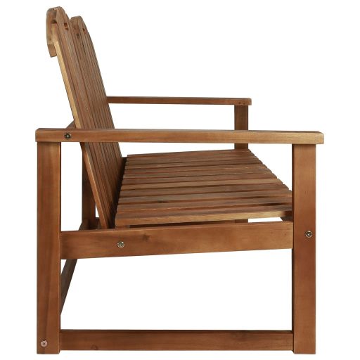 Tömör akácfa kerti pad 110 cm