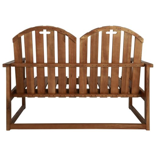 Tömör akácfa kerti pad 110 cm