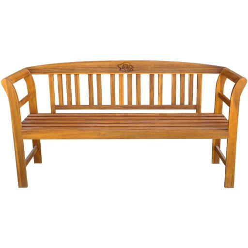 Tömör akácfa kerti pad 157 cm