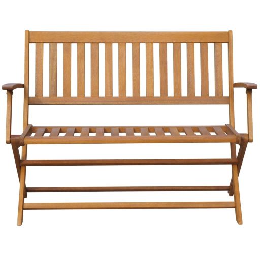 Tömör akácfa kerti pad 120 cm