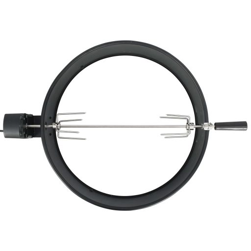 Fekete BBQ grillgyűrű szett 57 cm
