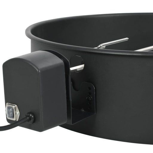 Fekete BBQ grillgyűrű szett 57 cm