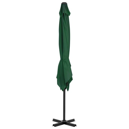 Zöld konzolos kerti napernyő alumíniumrúddal 250 x 250 cm