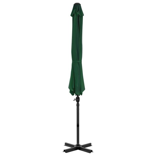 Zöld konzolos kerti napernyő alumíniumrúddal 300 cm