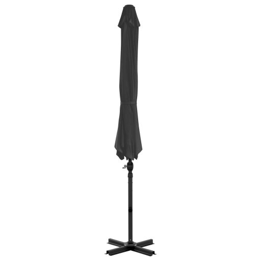 Antracit konzolos kerti napernyő alumíniumrúddal 300 cm