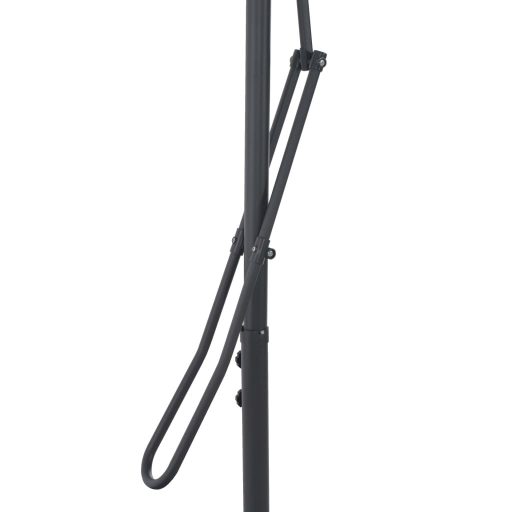 Zöld kültéri napernyő acélrúddal 300 cm