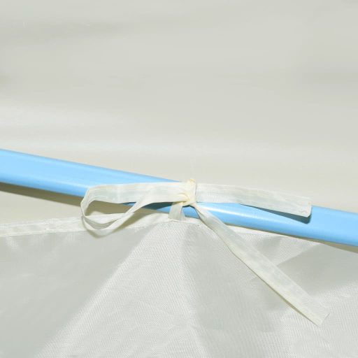 Krémszínű összecsukható felugró rendezvénysátor 3 x 9 m