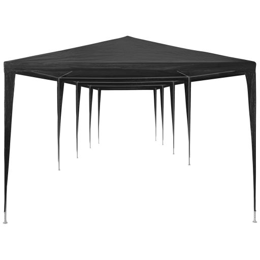 Antracitszürke PE rendezvénysátor 3 x 12 m
