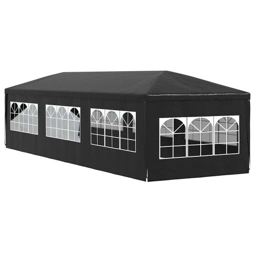 Antracitszürke partisátor 3 x 9 m