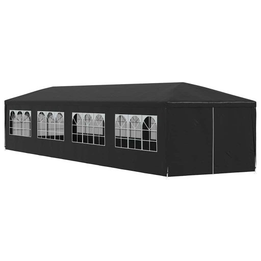 Antracitszürke rendezvénysátor 3 x 12 m