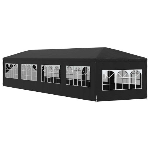 Antracitszürke rendezvénysátor 3 x 12 m