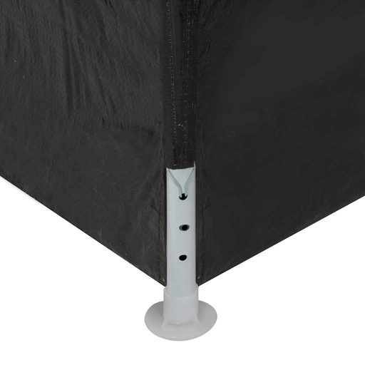 Antracitszürke rendezvénysátor 3 x 12 m