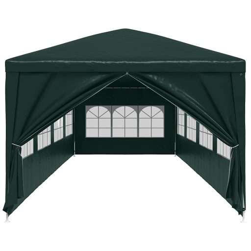 Zöld rendezvénysátor 3 x 12 m