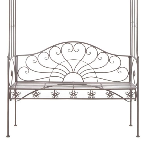 Barna antik vas kerti pad 122 cm