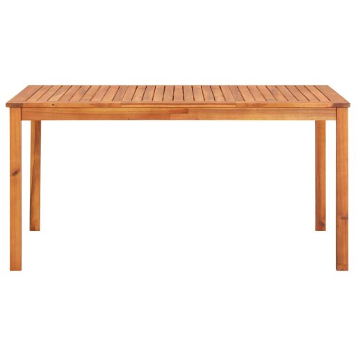 Tömör akácfa kerti asztal 150 x 90 x 74 cm
