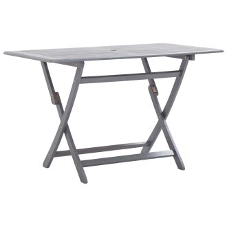   Tömör akácfa összecsukható kerti asztal 120 x 70 x 75 cm