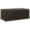 Barna polyrattan kerti tárolóláda 180 x 90 x 70 cm