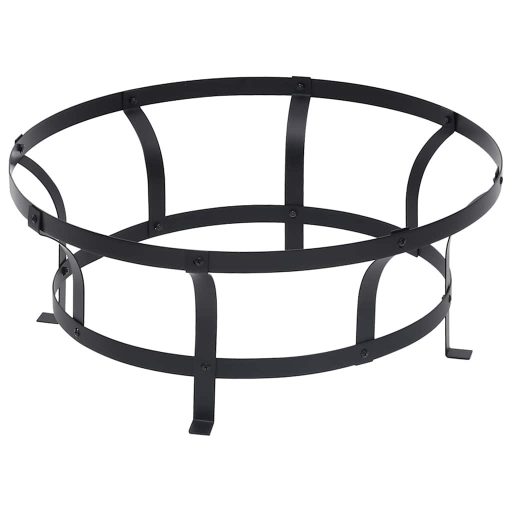 Rozsdamentes acél kültéri tűztál grillráccsal 76 cm
