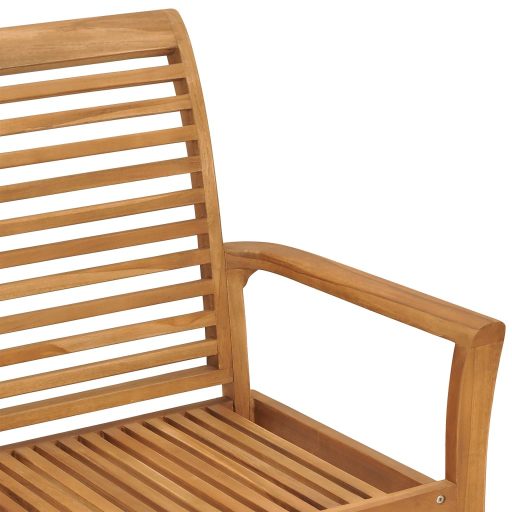 Tömör tíkfa kerti pad 112 cm