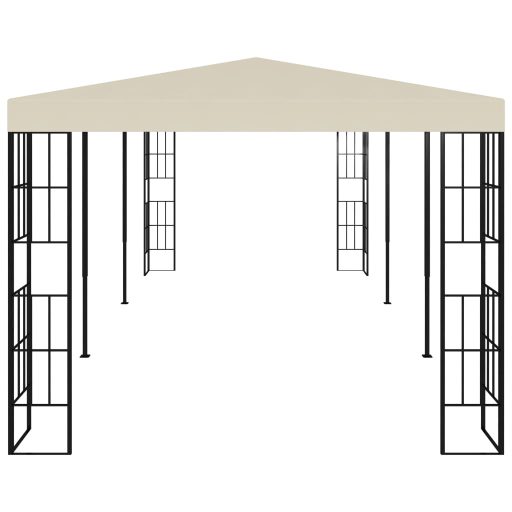 Krémszínű pavilon 3 x 6 m