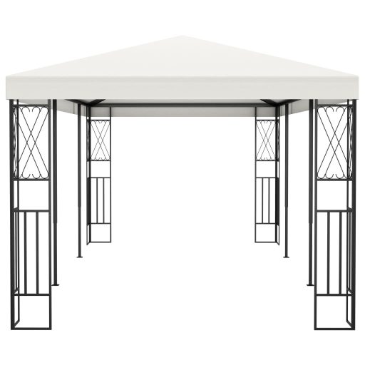 Krémszínű szövetpavilon 3 x 6 m