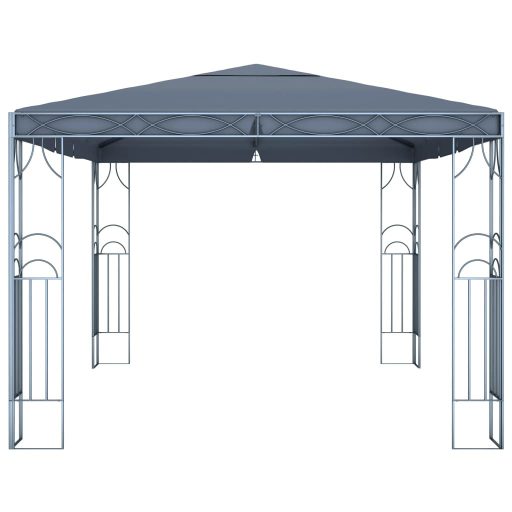 Antracitszürke pavilon 400 x 300 cm