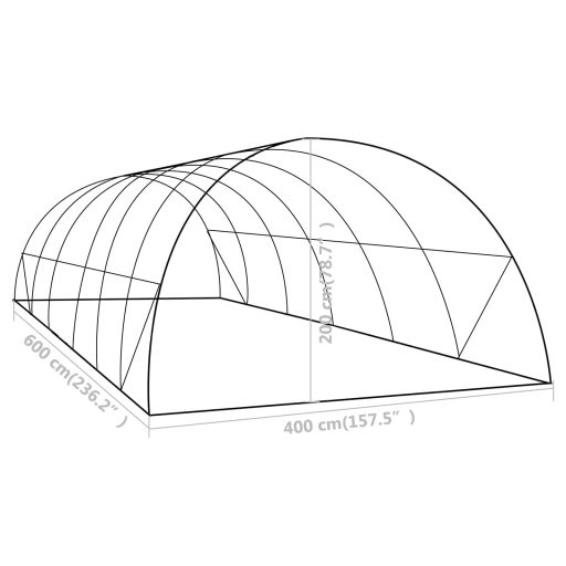 Melegház 24 m² 6 x 4 x 2 m